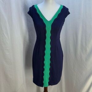 Lilly Pulitzer Navy and Green Dress